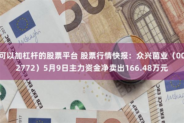 可以加杠杆的股票平台 股票行情快报：众兴菌业（002772）5月9日主力资金净卖出166.48万元
