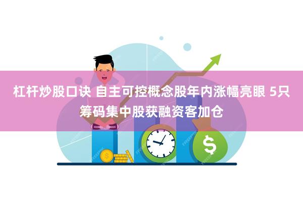 杠杆炒股口诀 自主可控概念股年内涨幅亮眼 5只筹码集中股获融资客加仓